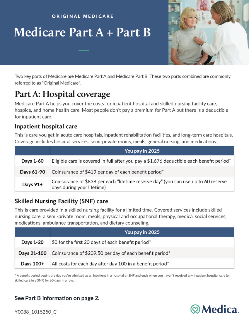 Original Medicare tip sheet